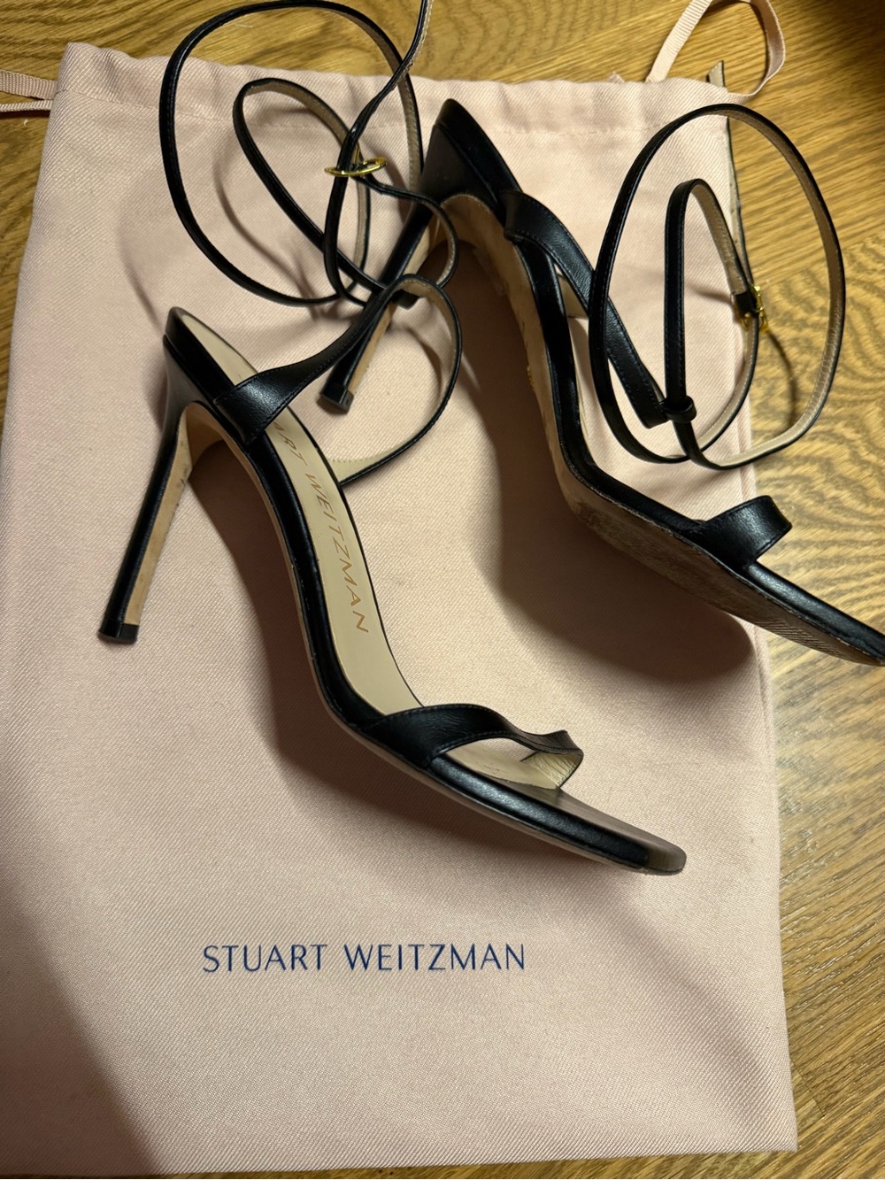 Stuart Weitzman Elssie 100 Lace Up Sandals